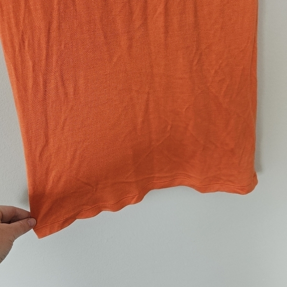 Ted Baker London orange low back bow shoulders mini dress size 0 - Picture 3 of 10